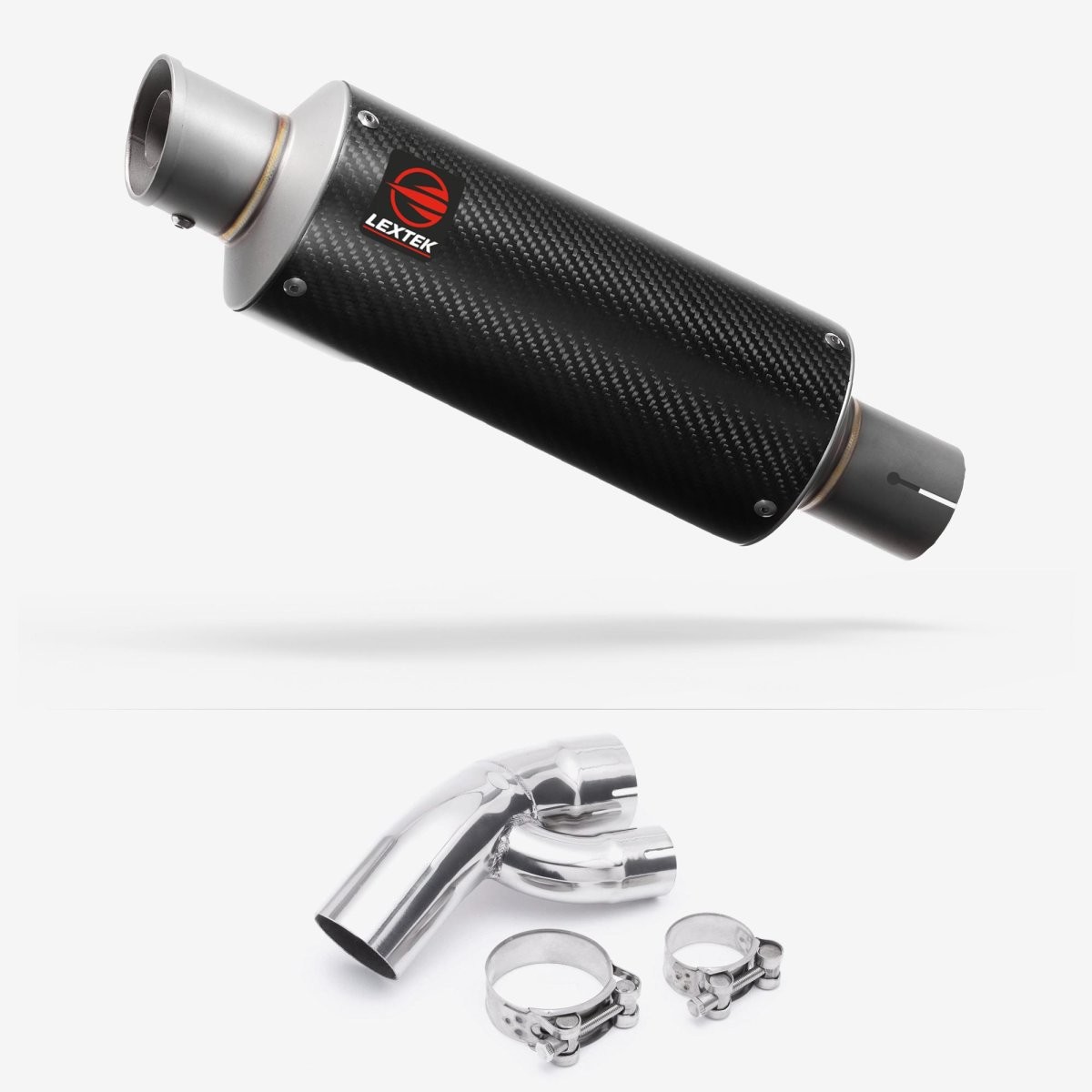 Lextek Slip-on Stainless Steel 240mm Exhaust for BMW S1000 XR 15-19