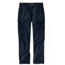 Carhartt BN3574 M Rugged Flex Canvas Relaxed Fit Cargo Work Pants 40x30 Navy NWT