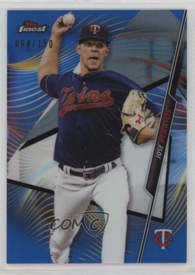 2020 Topps Finest Blue Refractor /150 Jose Berrios #9 tx9