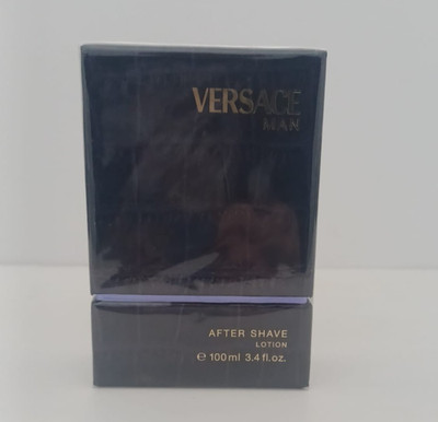 Versace Man After Shave Lotion 100 ml Splash/ Flacon (No Spray) Descatalogado