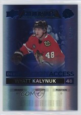 2021 Upper Deck Credentials Debut Ticket Access Blue 53/99 Wyatt Kalynuk #93 u0h