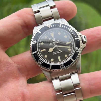 ヴィンテージ ペンダントトップ Vintage 1961 Rolex Submariner 5512, Tulip Dial, Box, Papers
