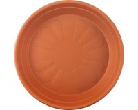 Blumentopf Untersetzer Elho Kunststoff Ø 35 Cm H 5,1 Cm Terrakotta