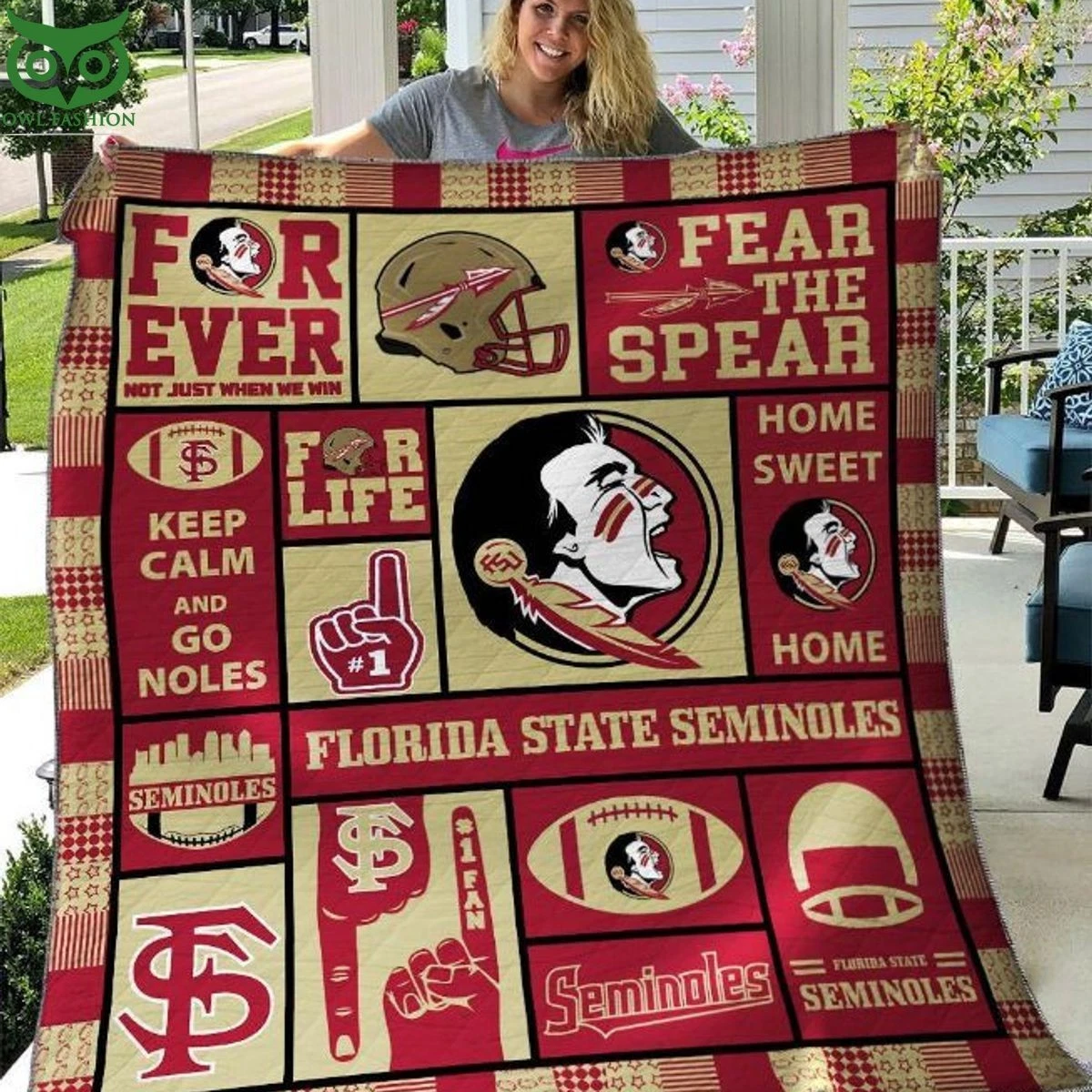 Florida State Seminoles NCAA Quilt Blanket