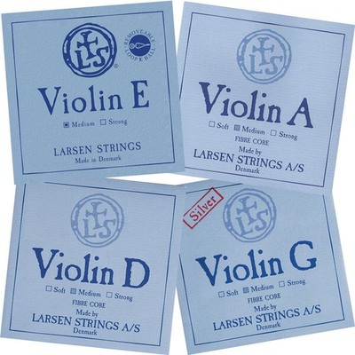 Larsen Original Violin-Saiten Satz   Medium oder Strong