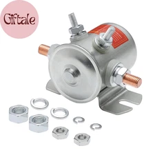 12V DC 125A Continuous Solenoid Relay Zinc-Plating Max 300A in Rush Starter Sole