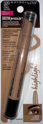 1- MAYBELLINE Brow Precise Perfecting Highlighter #320 DEEP (New/Sealed) SeePics