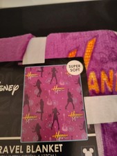 Disney Hannah Montana Purple Super Soft Throw Travel Blanket 40 x 50 Inch NWT