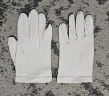 Vintage 1950s 1960s Pink Cotton Crescendoe Short Gloves Size 7 Dressy Retro