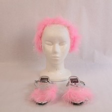 A Wish Come True Girls Size 3 Costume Heels Pink Headband Set