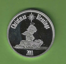 2011 1 Troy oz. .999 Silver Rd. “Christmas Blessings” 87.95 per troy oz