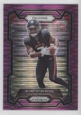 2023 Panini Prizm Rookies Purple Pulsar Prizm Bijan Robinson #305 Rookie RC