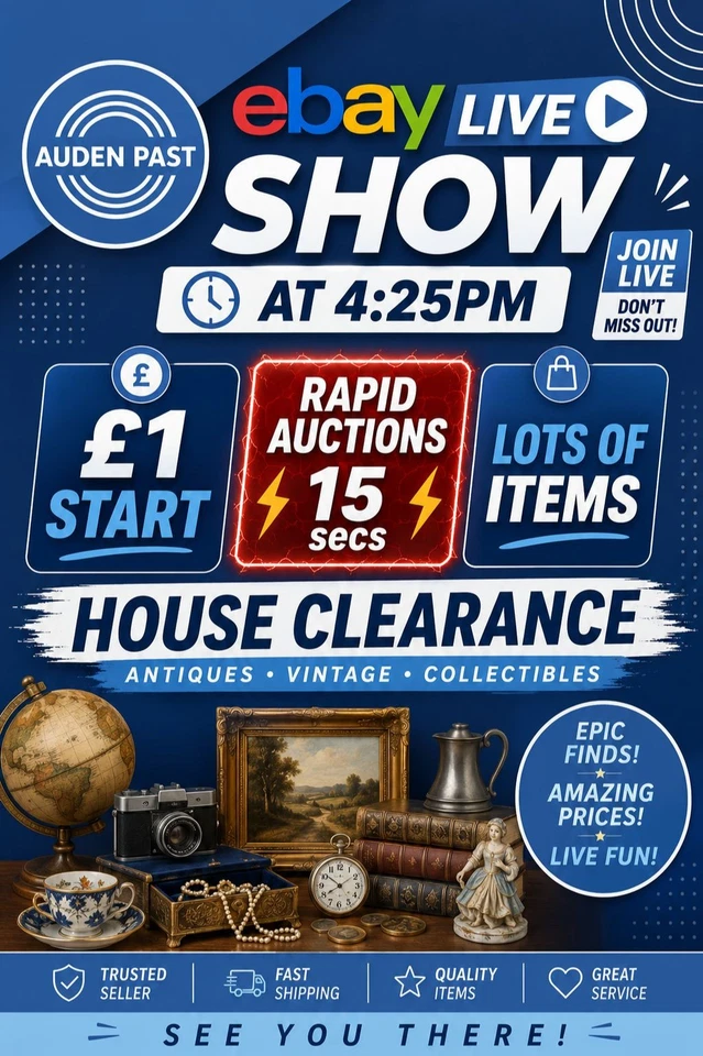 BLINK & IT'S GONE | £1 Starts | 15 Second Auctions