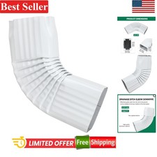 Gutter Downspout Elbow Compatible With 2x3 Downspouts Aluminum 75 Angle