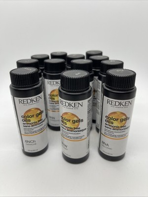 REDKEN COLOR GELS OIL ~ (ORIGINAL) Ammonia Free Permanent Hair Color ~ 2.1 oz.