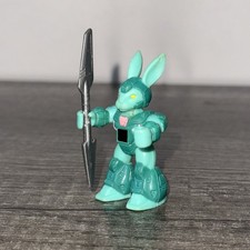 Takara Hasbro Battle Beasts Hare Razing Rabbit #22 Figure And Weapon Fire Rub
