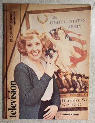 TV MAGAZINE St Louis (MO) Post-Dispatch February 3 1980 Georgia Engel cover