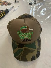 Ducks Unlimited Green Wing Hat Snapback Cap One Size Youth Cap