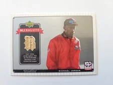 2001 Upper Deck Centennial MJ Game Bat #MJB11 Michael Jordan