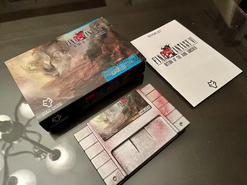 SNES Super Nintendo Final Fantasy Vi Return Dark Sorcerer Cib Complete Box Last