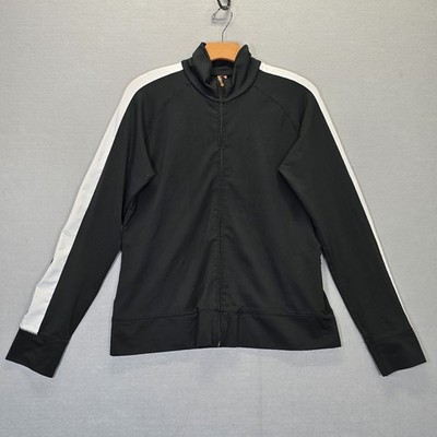 Lucy Sportswear Jacket Full Zip  Black/ White Size L