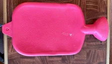 Vintage real rubber hot water bottle