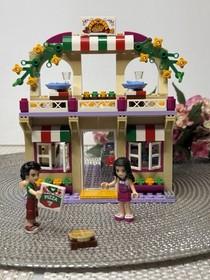 Lego Friends 41311 Heartlake Pizzeria Come w/ Instruction Manuals ** NO BOX**