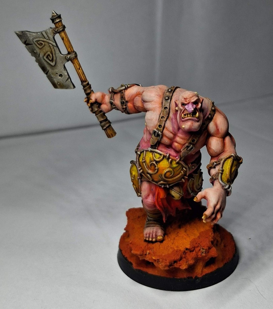 OOP Rackham/Confrontation CADWALLON MERCENARY OGRE spanish