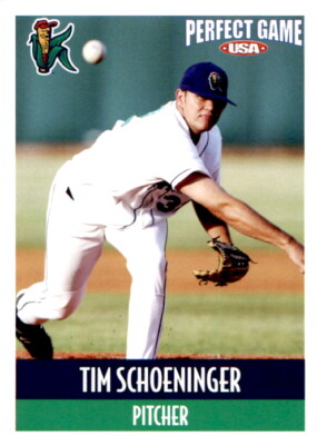 2007 Cedar Rapids Kernels Team Issue #12 Tim Schoeninger Denver Colorado CO Card