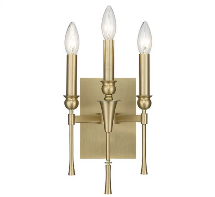 Golden Lighting Landon 3 Light Brushed Champagne Bronze Wall