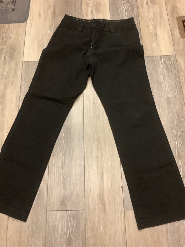 Women’s Lee  Perfect  Fit Black Wide Leg  Pants Size 8 Medium