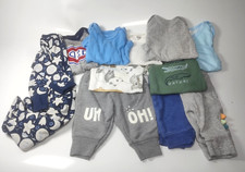 Baby Boy NB 0-3 months Pants Sleep 'n Play Bodysuit Lot of 11