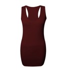 Women’s Long Racerback Bodycon Vest Top – Stretchy Muscle Fit, All Sizes 8-26, Brand New With Tags
