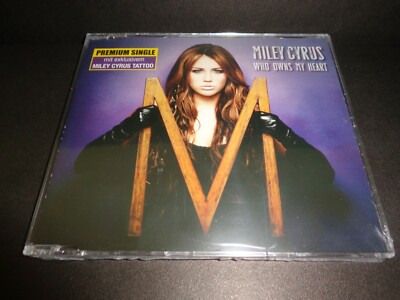 WHO OWNS MY HEART by MILEY CYRUS-Rare Collectible Single w/Forgiveness & Love-CD