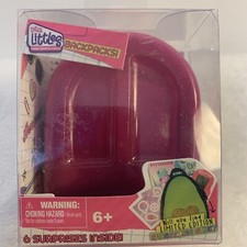 Shopkins Real Littles Mini Backpack Pink Popsicle Glitter 6 Surprises 2021