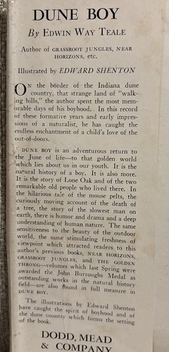 DUNE BOY von Edwin Way Teale, Erstausgabe Buch 1943 - Bild 3 von 13