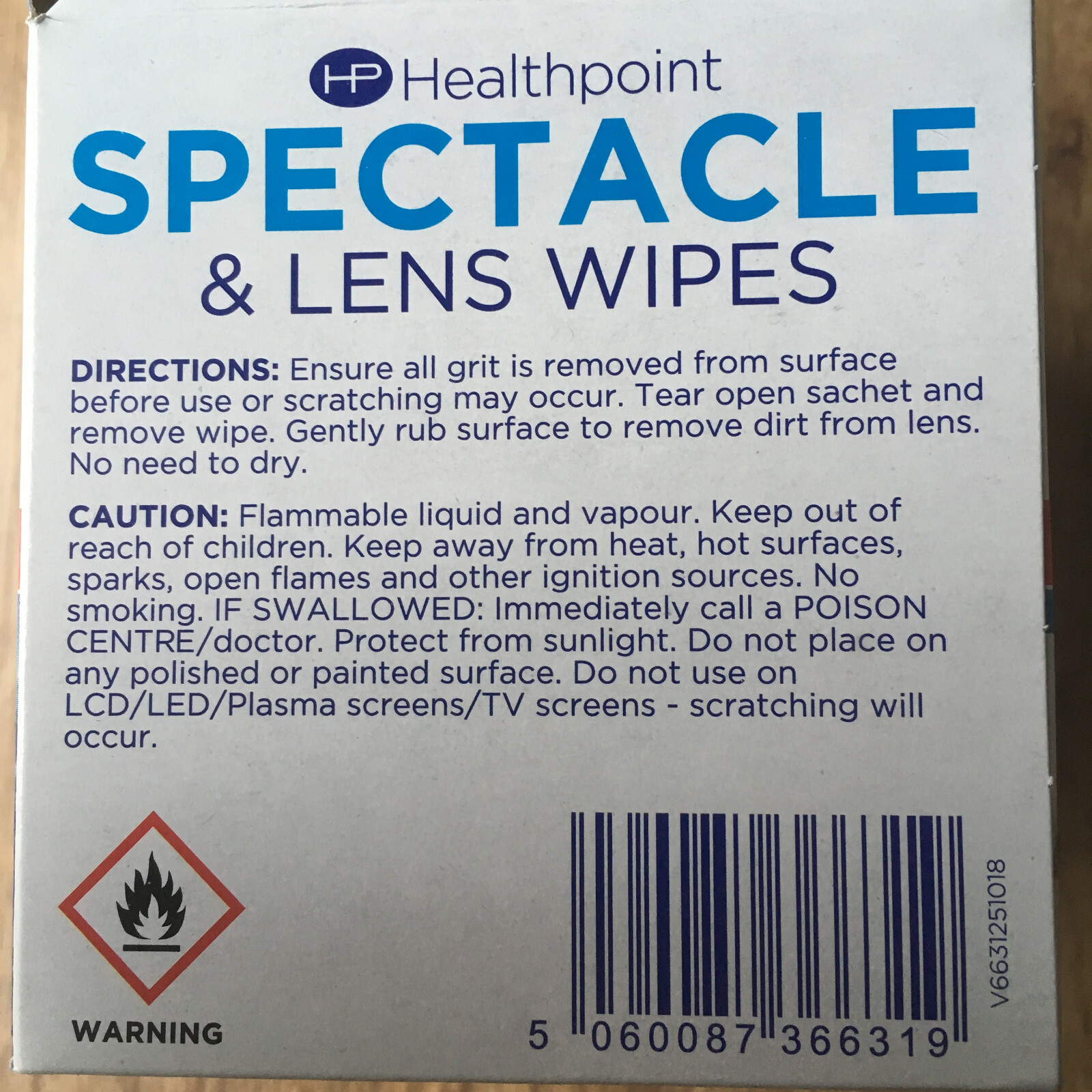 60 x OPTICAL SPECTACLE GLASSES GLASS LENS SMEAR FREE CLEANING WIPES