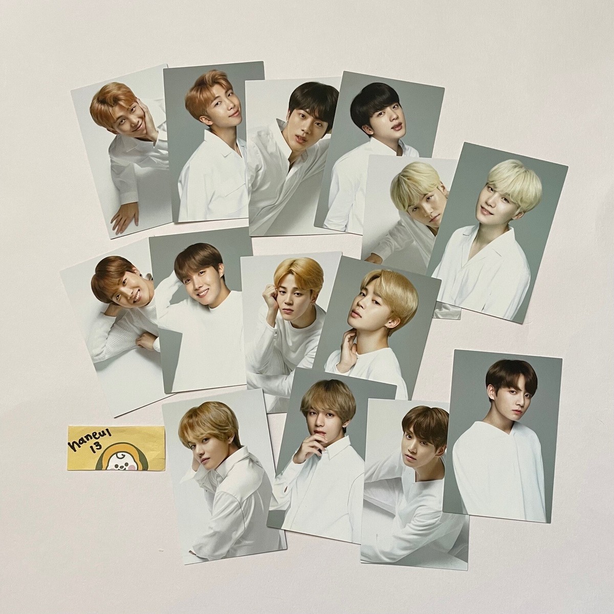 BTS VT message photocard set of 14 jimin V jungkook suga jin RM