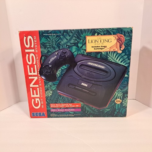 Sega Genesis Model 2 Console Lion King Bundle Complete In Box TESTED Works - Picture 2 of 20