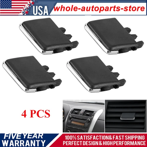 4PCS Universal Car Front Center AC Vent Air Conditioning Vent Outlet Tab Clips