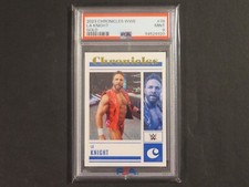 2023 Panini Chronicles WWE LA Knight #78 Gold #/10 PSA 9 MINT Smackdown
