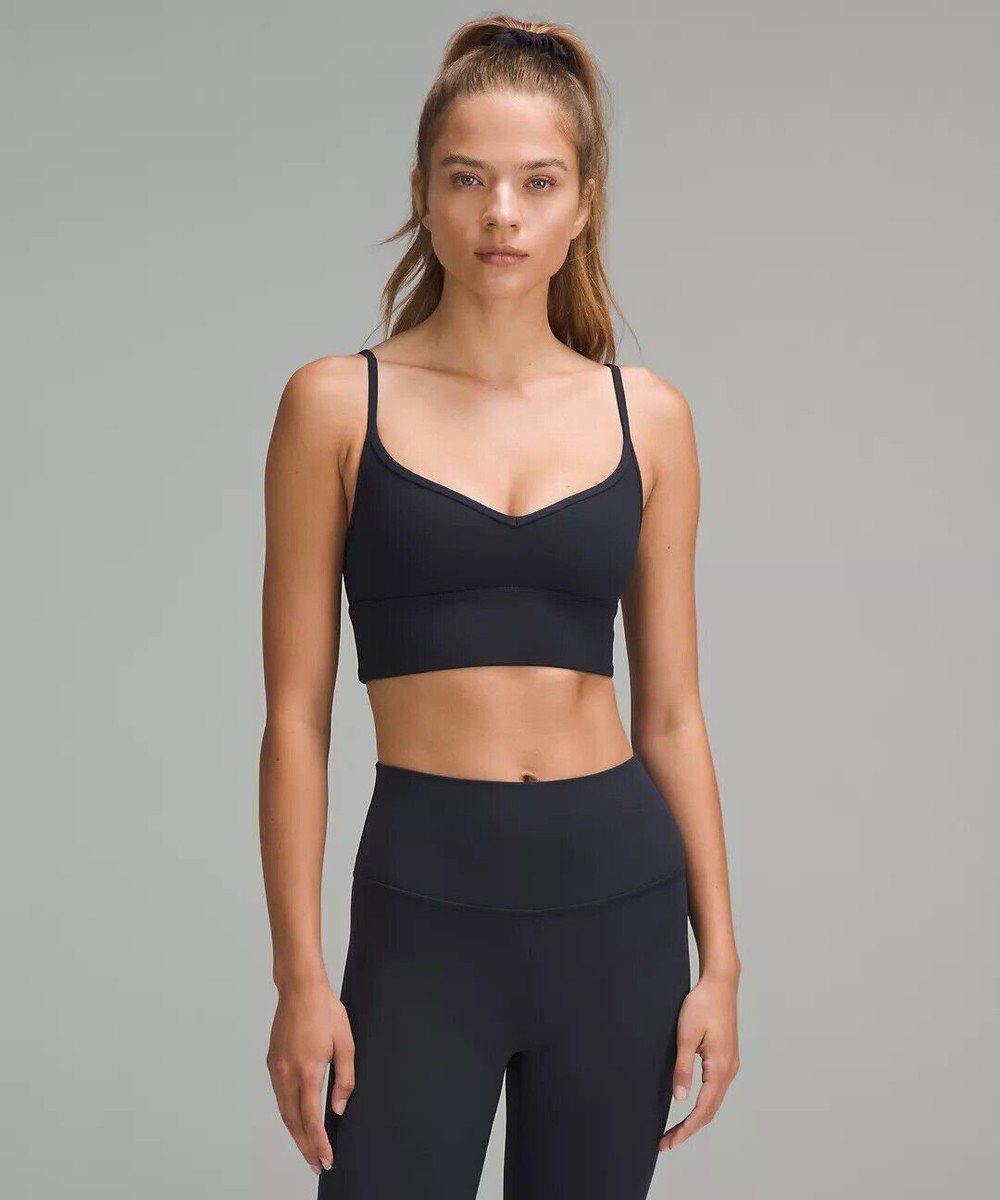 新品 ルルレモン Align Sweetheart Bra （白、サイズ6） Lululemon Align Sweetheart Bra *Light Support, A/B Cup