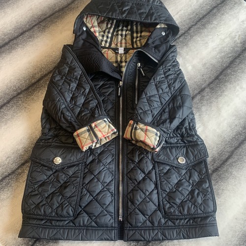 Burberry Trey Quilted Check Print Coat 