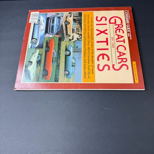 1985 Consumer Guide Classic Car Series Great Cars of the Sixties Paperback - Picture 11 of 12