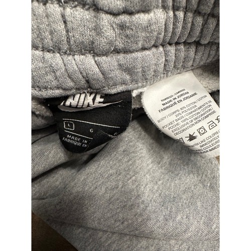 Nike Kids' Gray Shorts Sweatpants Athletic Casual Comfy Size L - Picture 4 of 8