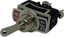 EMAS MA111 1NO W/ SCREW ON-OFF MARKED TOGGLE SWITCH 250V 16A 2 TERMINAL NEW