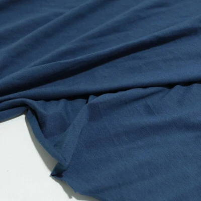 TOLKO STOFFE Elastischer Baumwoll Jersey für Kleid Shirt Rock Meterware Baumwollstoff