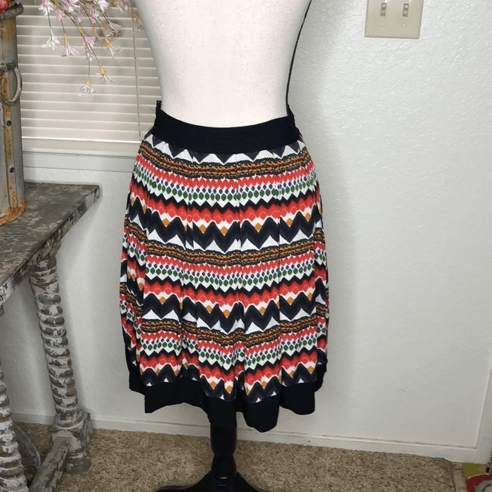 Юбка с принтом в ацтекском стиле Anthropologie fei - Изображение 4 из 4