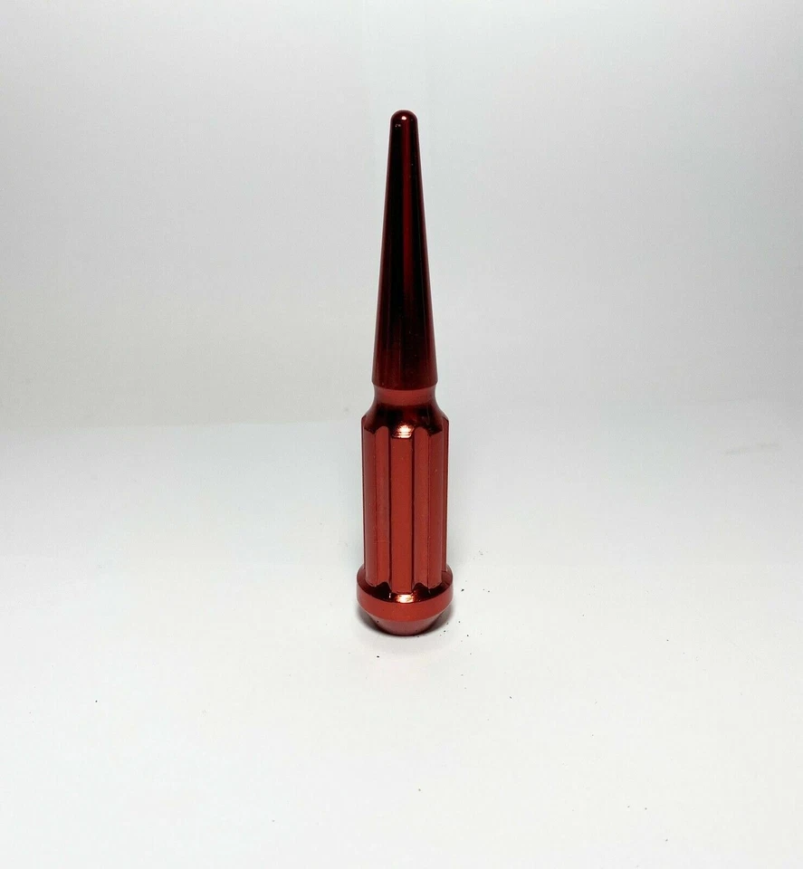 FIT MITSUBISHI I-MIEV LANCER MIRAGE 4.5'' 7SPLINE ESPIGA TUERCA 12x1.5 ROJO 16PC Foto 4 de 4