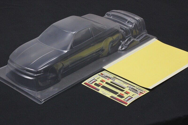 パンドラＳ13シルビアボディー1/10 RC 1/10 Nissan Silvia S13 Clear Body Set Unpainted Pandora